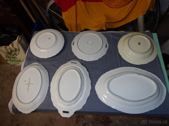 Staré porcelánové mísy značené 1400k vše - 3