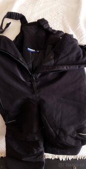 Dětské zateplené kalhoty s laclem vel. 110 a 116 - 3