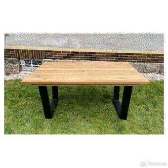 Masivní rozkládací jídelní stůl - Livingstone 160 cm - 3