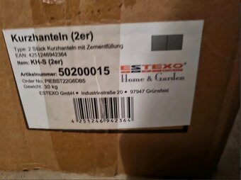 sada jednorucnych cinek 30 kg - 3