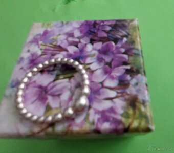 Stříbrný kuličkový prsten pandora - 3