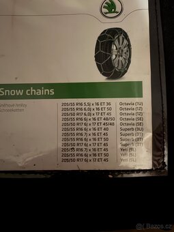 Škoda sněhové řetězy - 3