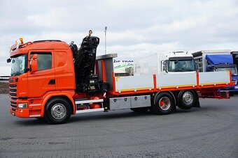 Scania G410 6x2 - valník s hydraulickou rukou - 3