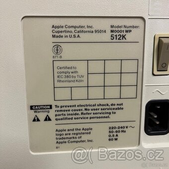 Apple Macintosh 512K - PLNĚ FUNKČNÍ - 3