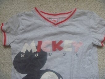 šedá noční košile s Mickey zn. Disney vel. 146/152 - 3