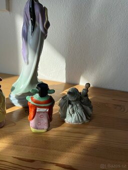 Porcelánové asijské sošky - 3