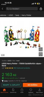 LEGO Harry Potter - 75956 Quidditchův zápas - Nové - 3