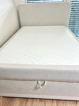 Postel boxspring 140x200 s úložným prostorem - 3
