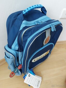 NOVÁ Školní taška Topgal pro prvňáčky modrá - 3