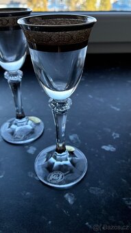 Bohemia Crystal - 6ks zlacenych sklenicek - 3