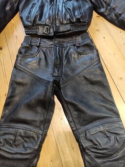 Kožená bunda a kalhoty na motorku - 3