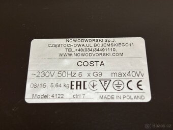 Designové stropní svítidlo Nowodvorski Costa 4122 - 3