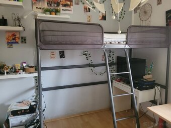 Prodám dětskou kovovou postel/palandu IKEA - 3