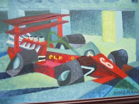 OBRAZ OLEJ  NA  SOLOLITU-HUBERT JUNGMANN - 3