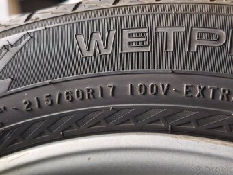 Alu kola 5x114,3 r17 letní pneumatiky 215/60 r17 Nokian 7mm - 3