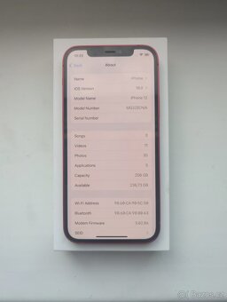 iPhone 12 256GB Červená + Příslušenství - 3