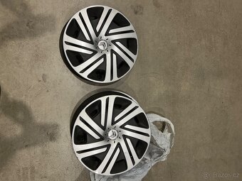 plechové disky 4x108 R15 + originální poklice Citroën - 3