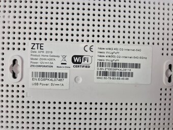 ZTE VDSL modem ZTE H267A - v rezervaci  - 3