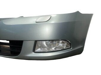 Přední nárazník zelenošedá metalíza LF7W Škoda Octavia 2 FL - 3