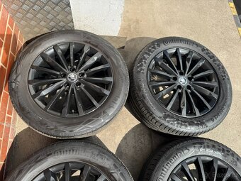 Alu 18" 5x112, škoda TRINITY BLACK KodiaQ letní 60% TOP - 3