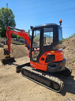 Pásový bagr Kubota U35 + Rotátor Engcon EC204 - 3