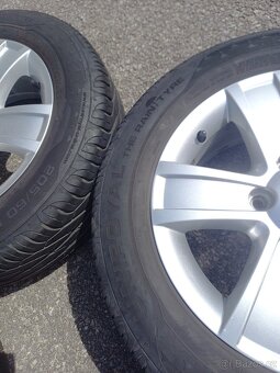 Alu kola Š.Octavia II/VW Caddy + letní pneu 205/60R15 Uniroy - 3