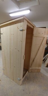 Nová velká dřevěná udírna – tl. 20 mm, – Doprava po ČR zdarm - 3