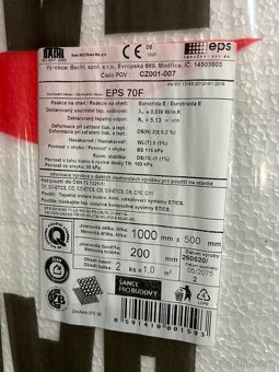 Polystyren šedý 100 mm a bílý 200 mm (fasádní EPS 70F) - 3