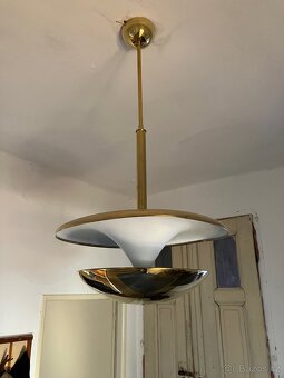 Vzácný mosazný lustr Anýž - 3