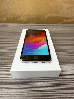 Apple iPhone SE 2022 128GB bílá, TOP stav, baterie 100% - 3