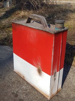 plechovka kanystr TEXACO Shell, Mobiloil, us cars - 3