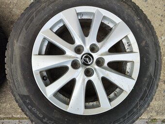 17"zimní alu sada 5x114 origo Mazda CX5 CX7 225/65 - 3