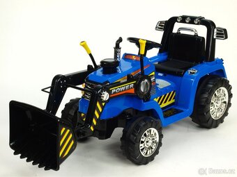 DĚTSKÝ ELEKTRICKÝ TRAKTOR SE LŽÍCÍ MODRÝ - 3