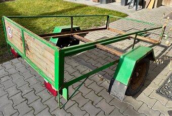 Přívěsný vozík za auto. NP - 2M, 600 Kg. - 3