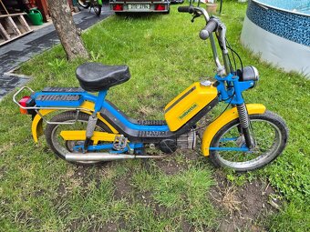 Babetta 210 s kartičkou, žlutomodrá, nový model pěkná 14. - 3