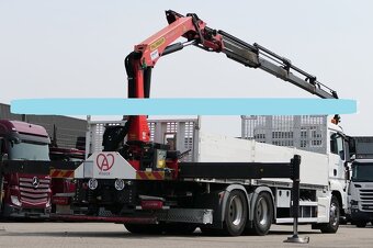 MAN TGS 26.460 - 6x4 – Valník + HR-PALFINGER PK 19001 SLD 5 - 3