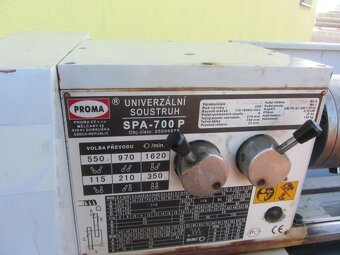 Universální soustruh PROMA SPA 700 P - 3