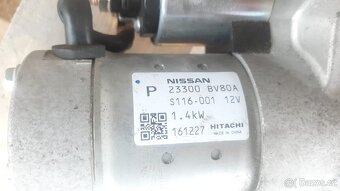 Nissan Qashqai J11 – Startér 1,6i - 3