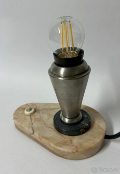 Pár 2 ks starých lampiček MRAMOR svítí 1ks - 3