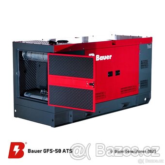 Naftová elektrocentrála Bauer GFS-50 ATS 50 kW/62,5 kVA - 3