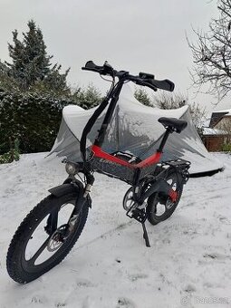 Skládací elektrokolo Lankeleisi C650 – zánovní, pouze 195 km - 3