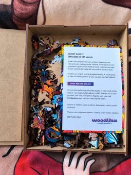 Mocný tygr - Dřevěné puzzle Woodlika - 3