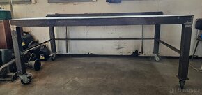 Svářecí stůl železný, pojizdný - 3