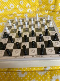 Retro cestovní šachy 19x19 cm - 3