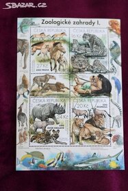 Krásné poštovní známky - aršíky 10 druhů - 3