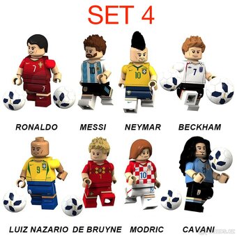 Figúrky futbal + basketbal (8ks) typ lego - nové - 3