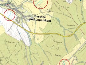 Prodej pole 55 502 m2 - Bystřice pod Lopeníkem - 3