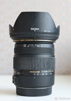 Sigma 17-50 mm f/2,8 EX DC OS HSM pro Canon - 3