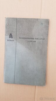 Starý školní atlas z období Rakousko-Uherska, - 3