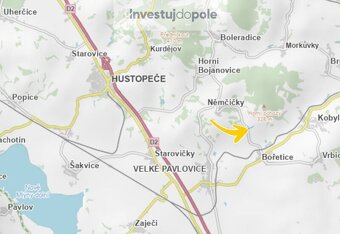 Prodej louky v k.ú. Němčičky u Hustopečí - 3